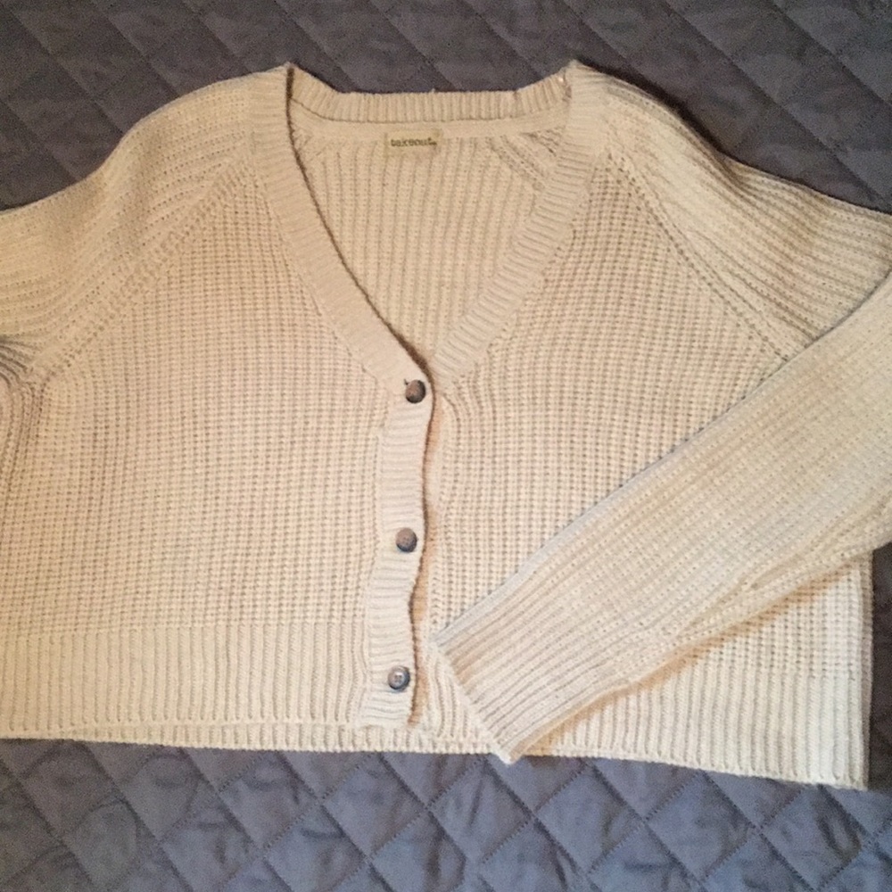 Crop top cardigan